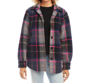 Karen Kane - Nadalin Plaid Shirt Jacket