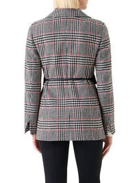 Akris Punto - Women's Belted Plaid Jacket