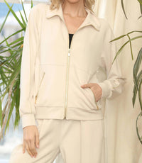 Joseph Ribkoff - Zip Front Sporty Jacket