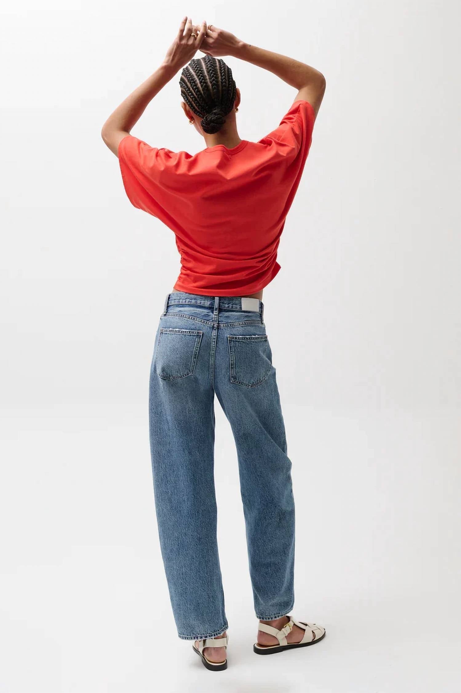 Pistola - Wes High Rise Barrel Jeans
