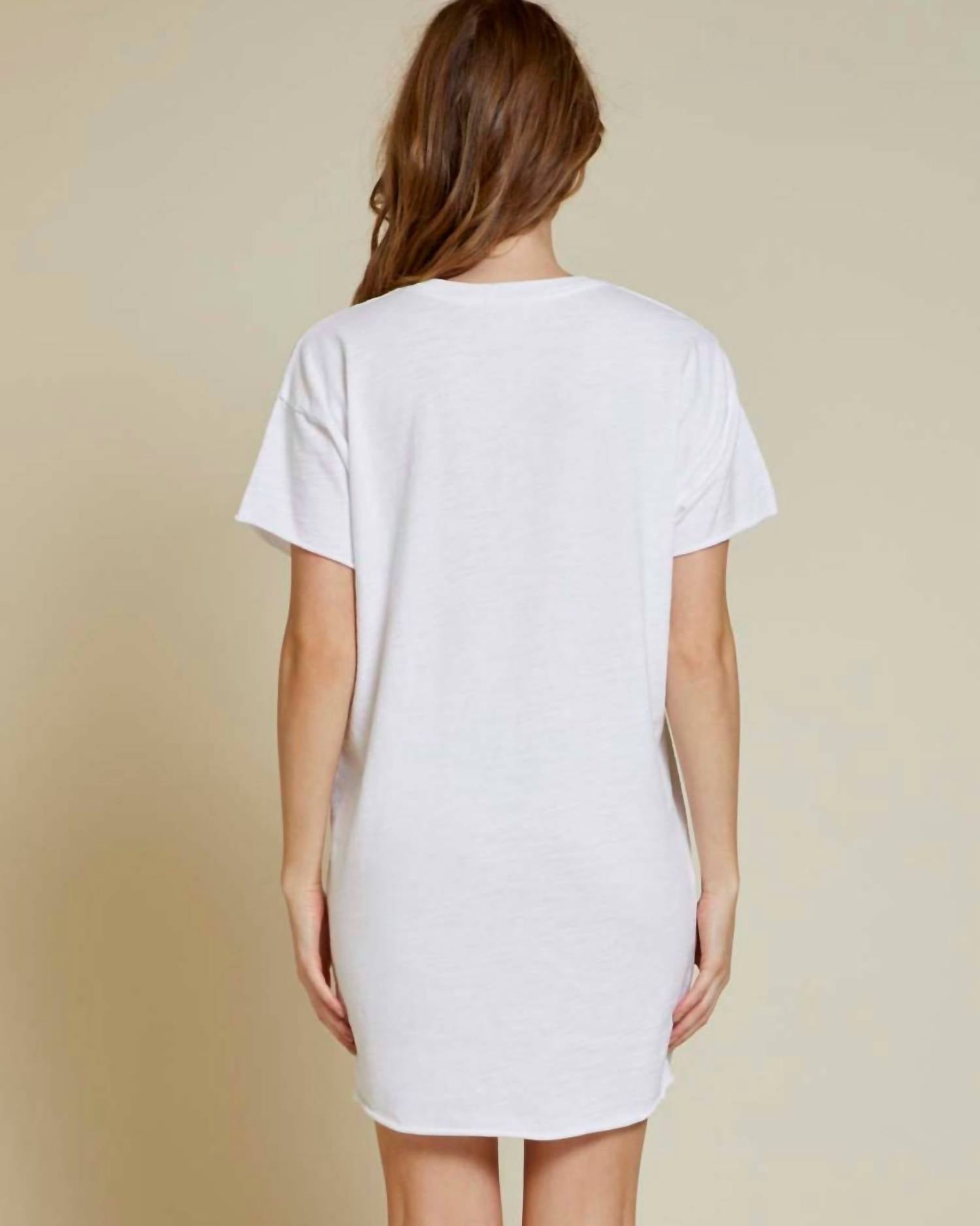 Nation Ltd - Rowan T-shirt Dress With Snaps