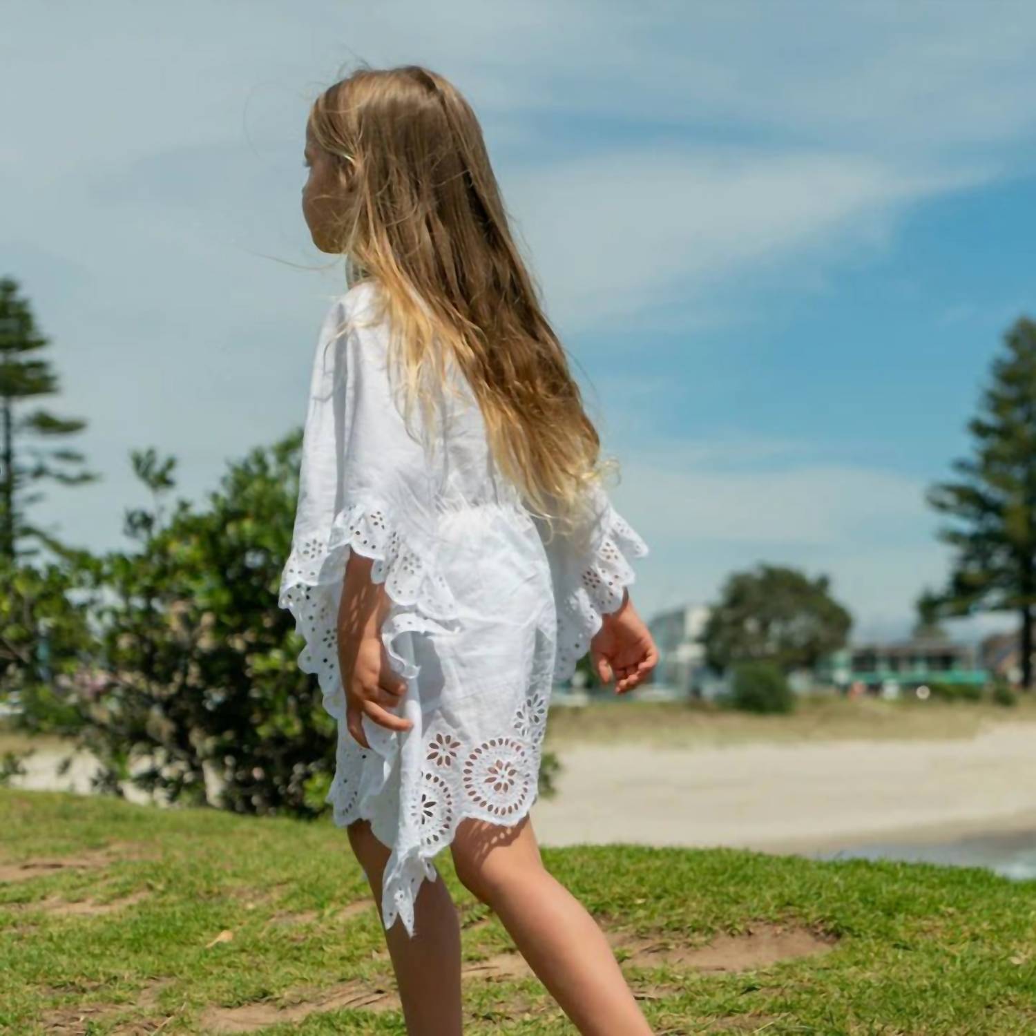 Snapper Rock - Girl's Eyelet Coverup