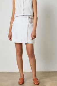 Lilla P - Eyelet Pocket Wrap Skirt