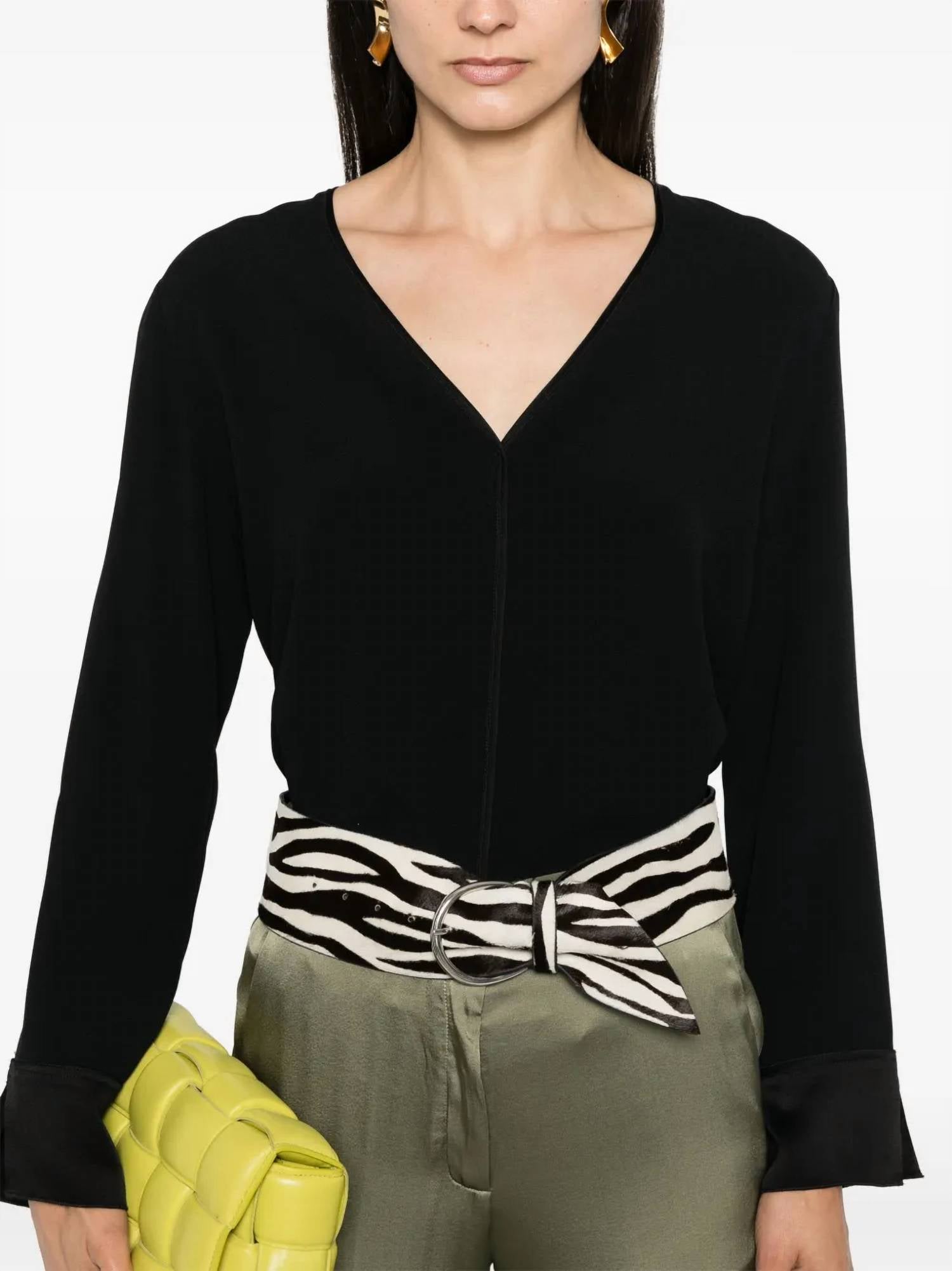 Forte Forte - V-neck Crepe Blouse