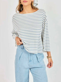 Sadie & Sage - Memento Striped Long Sleeve Top
