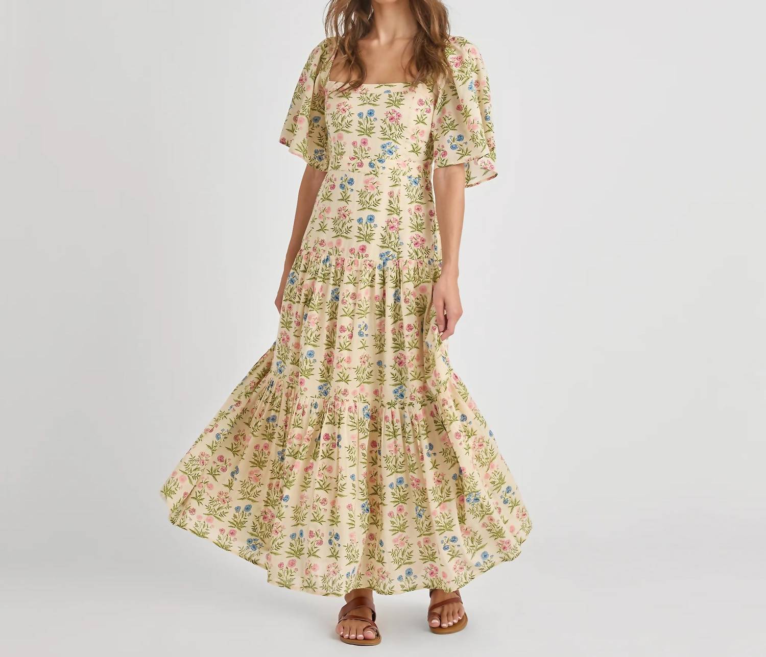 Pink Chicken - Marilyn Bell Sleeve Dress