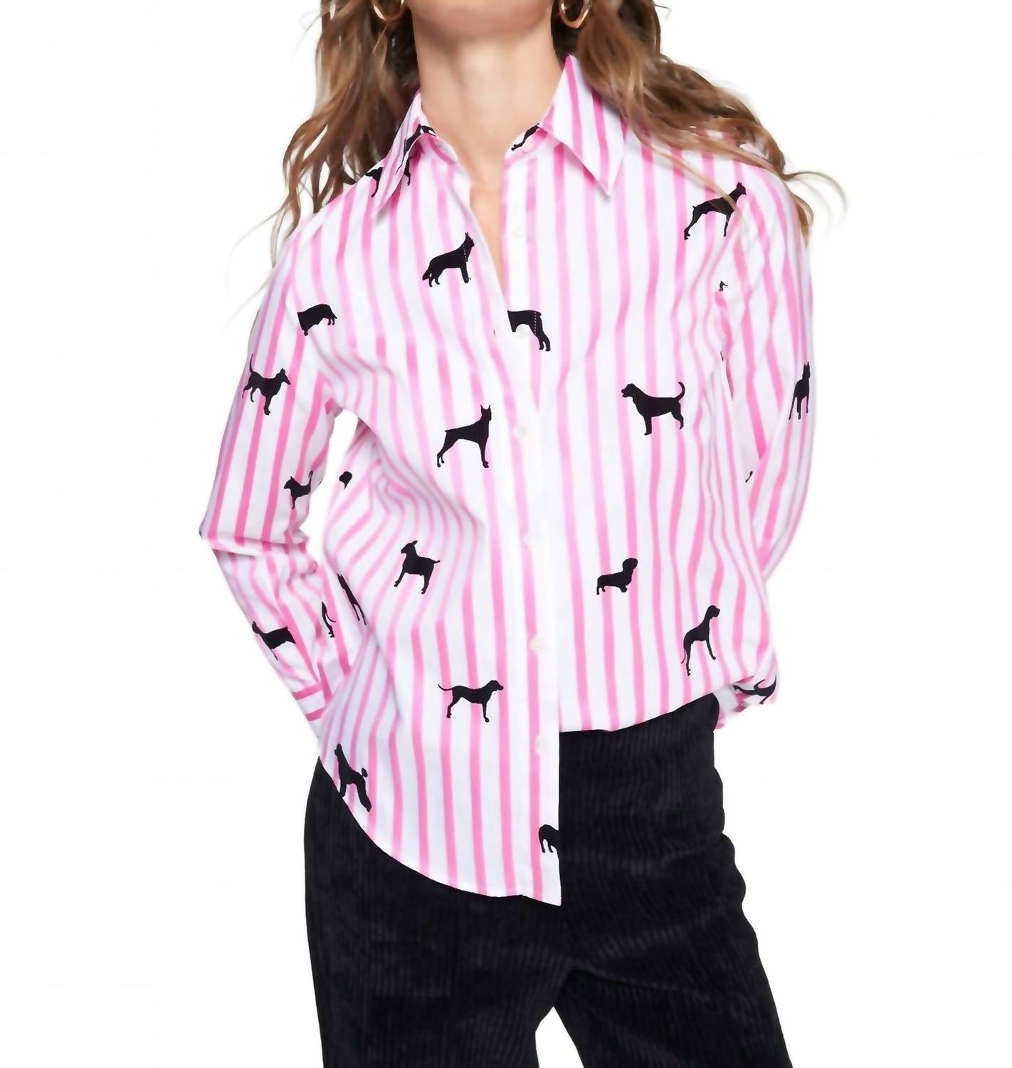 Vilagallo - Mafalda Flocado Long Sleeve Shirt