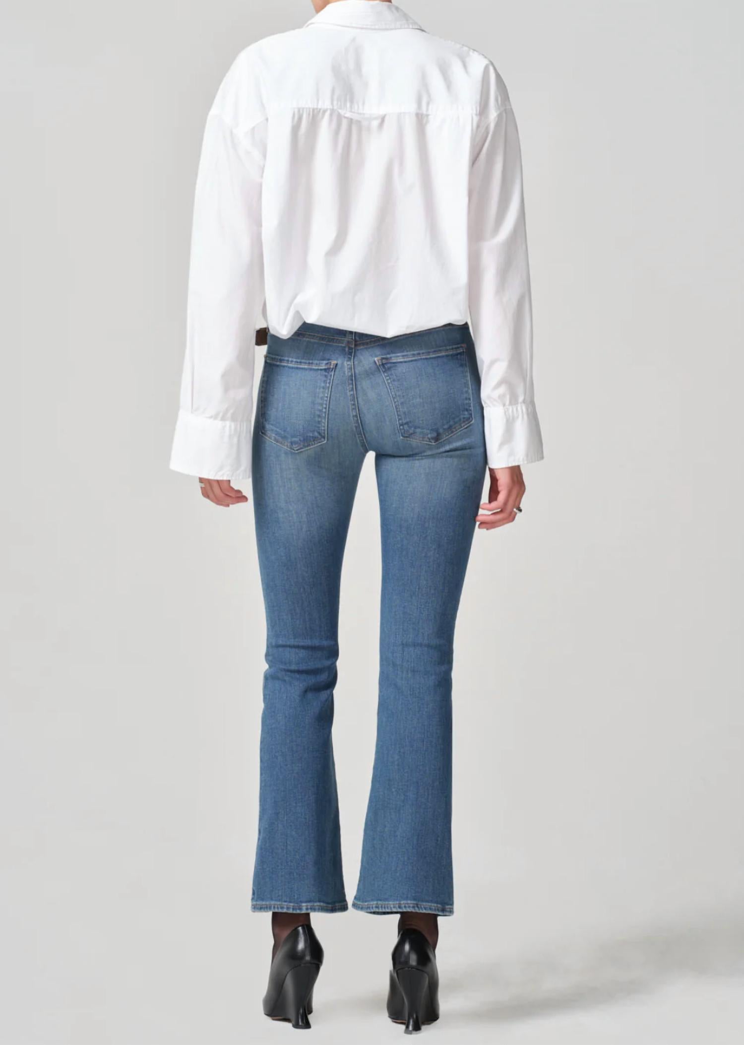 Citizens of Humanity Emannuelle Mid Rise Bootcut Jean in lawless - women's jeans - detail view