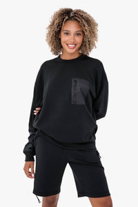 Mono B - Crewneck Long Sleeve Pullover