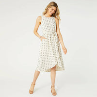Coco + Carmen - Charlotte Swiss Dot Tank Buttercream Dress