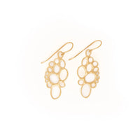 Lisa Ziff Designs - 10k Zinnia Earrings With Six 3pt Diamonds