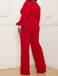 Symphony - Rhinestone On Cuffs Detail Jumpsuit