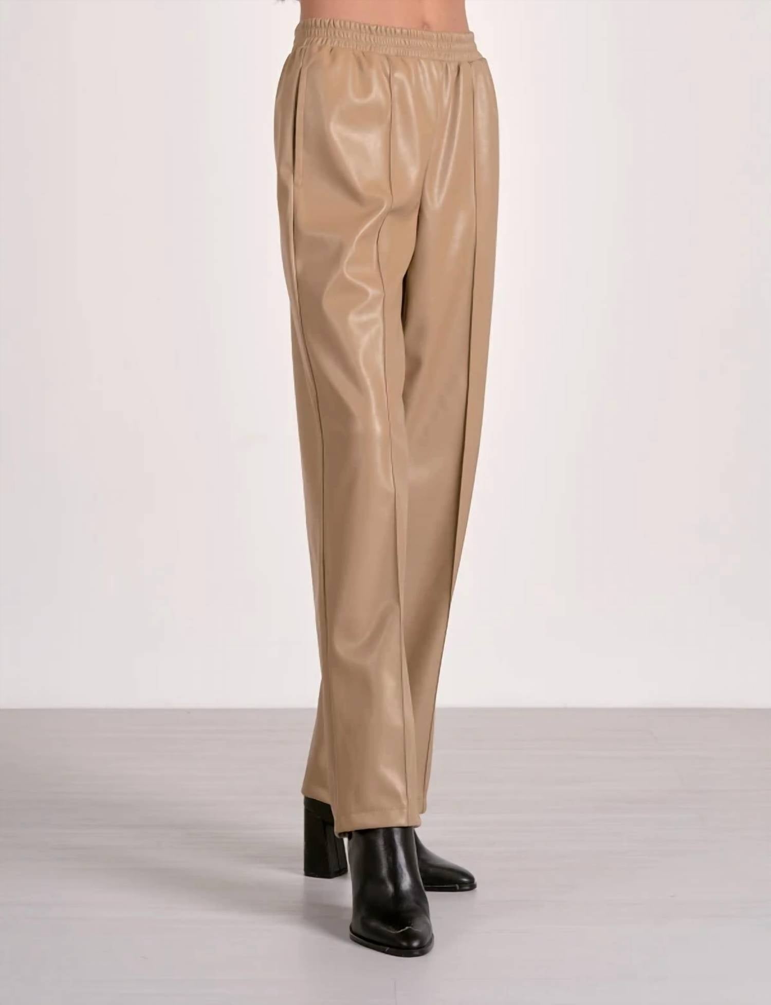 Elan - Eco Leather Pants