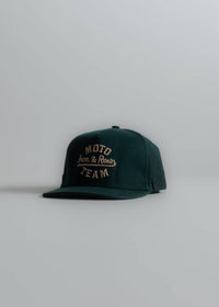 Iron & Resin Men's Moto Team Hat in green - men's hat