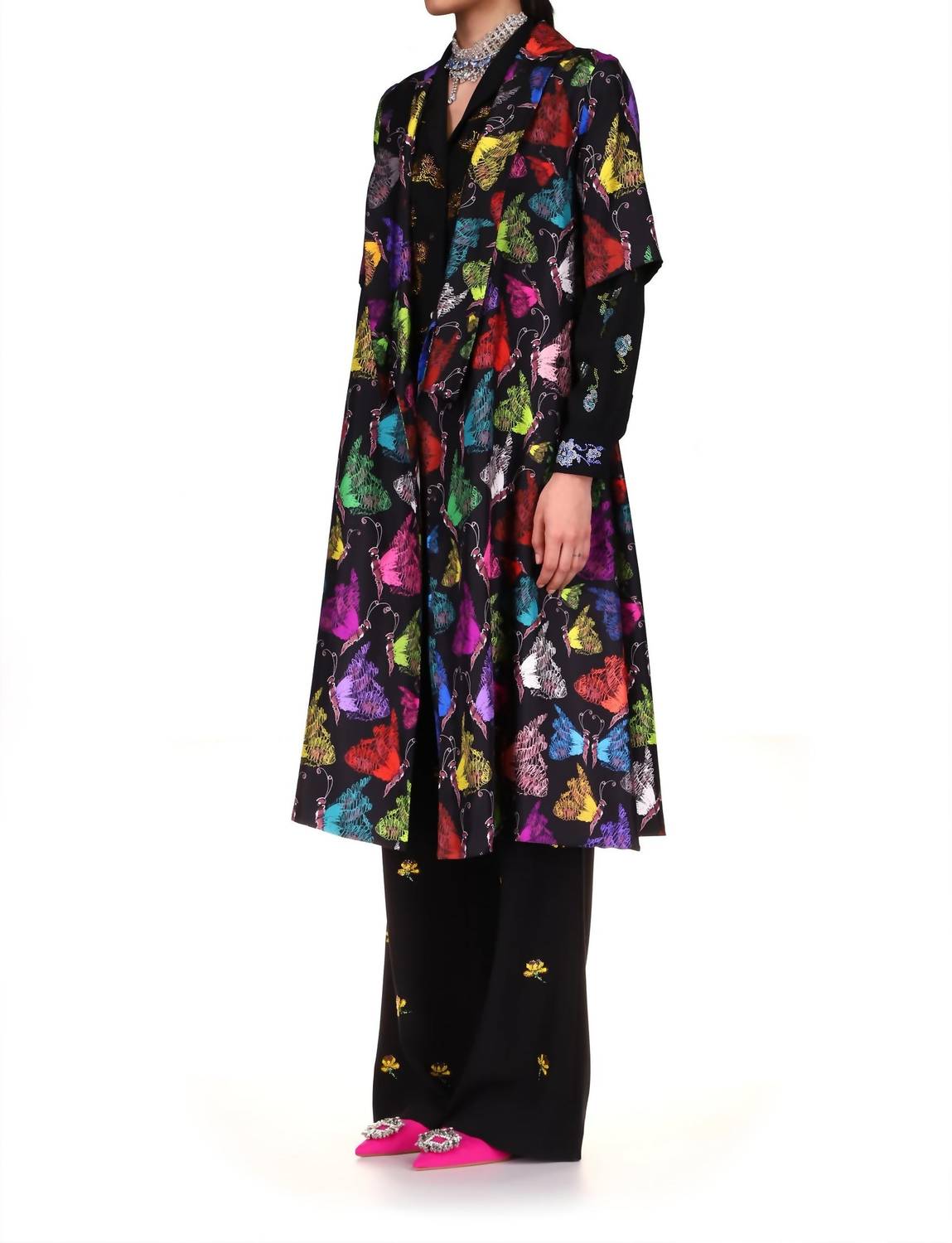 Libertine - Mille Papillons Short Sleeve Wrap Dress