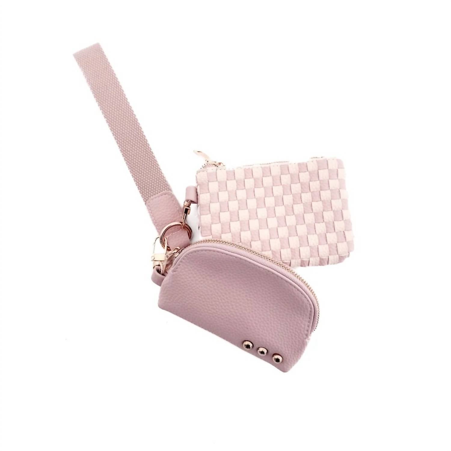 Pretty Simple - Women's Wonderlust Woven Dual Pouch Wristlet