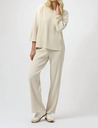Joseph Ribkoff - Pleated Pull On Wide Leg Pants