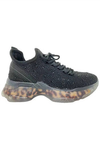Very G - Women's Hella Rhinestone Sneakers