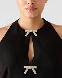 STEVE MADDEN Juvia Bow Top in black - women's tank top - view 4