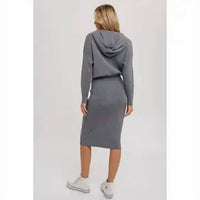 Bluivy - Urban Hood Midi Dress