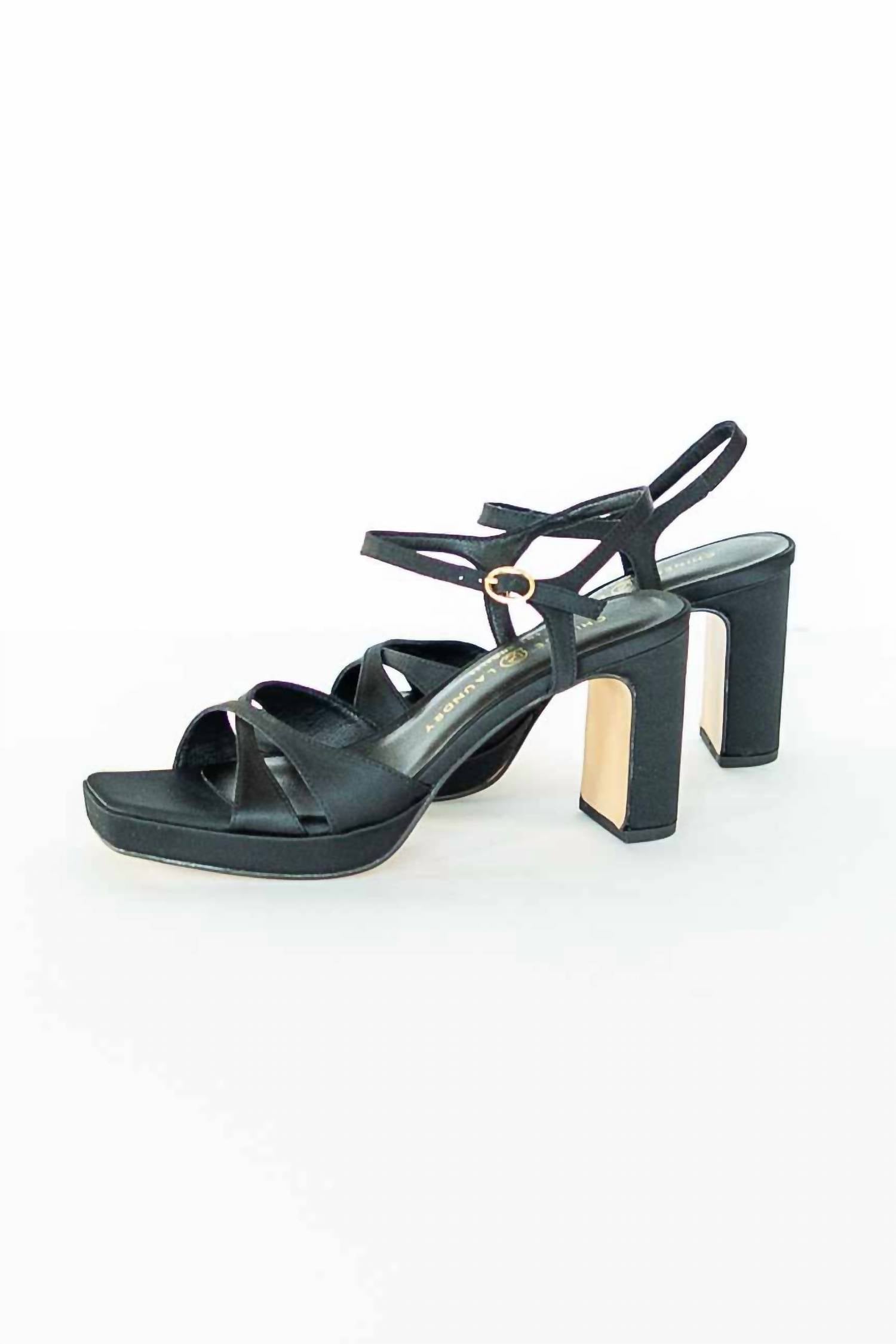 Chinese Laundry - Women's Gracie Satin Platform Heels