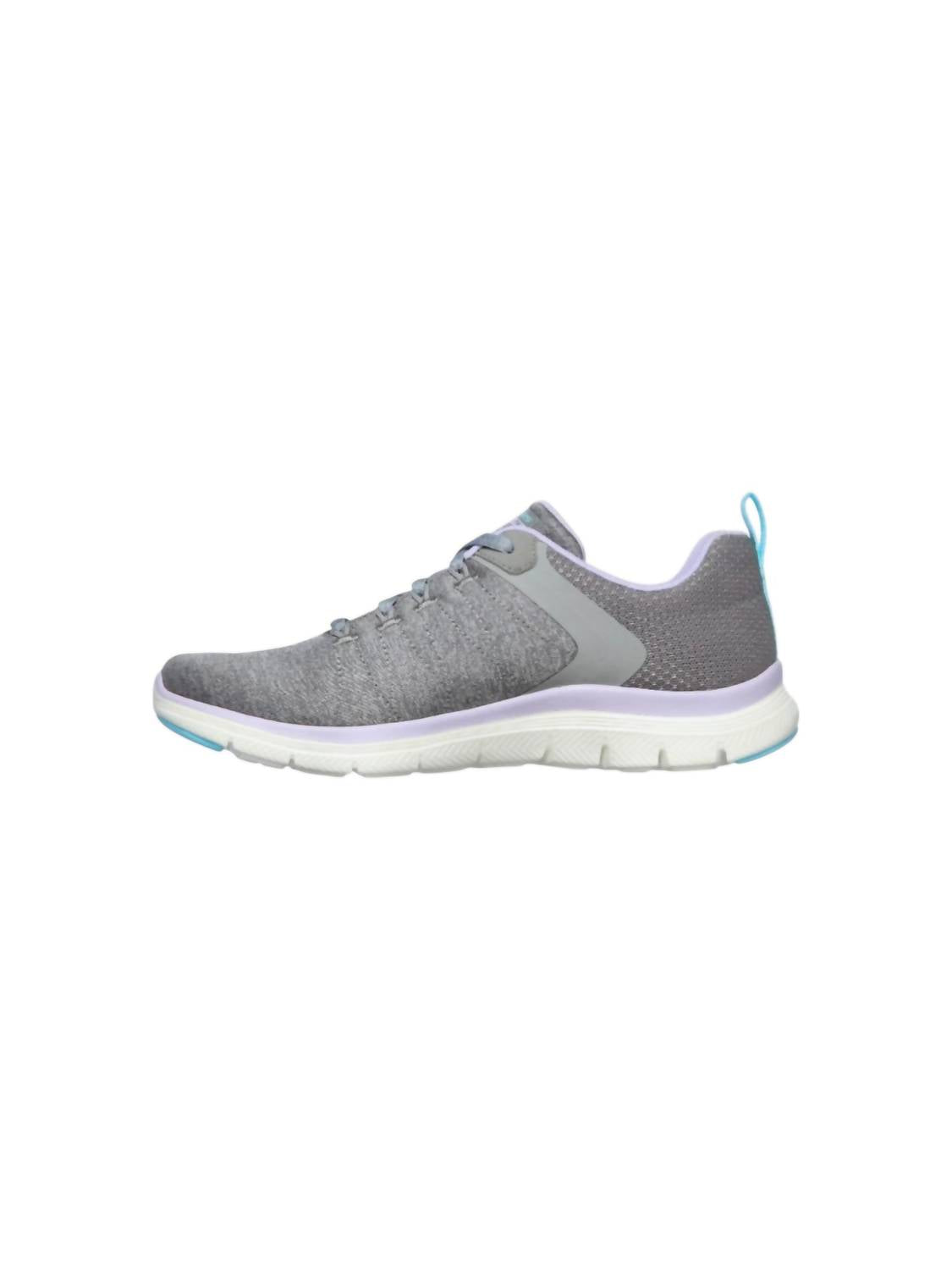 Skechers Women's Flex Appeal 4.0 Sneakers in gray lavender - women's sneaker - alternate view