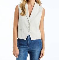 DREW Juni Vest in stone - women's jacket