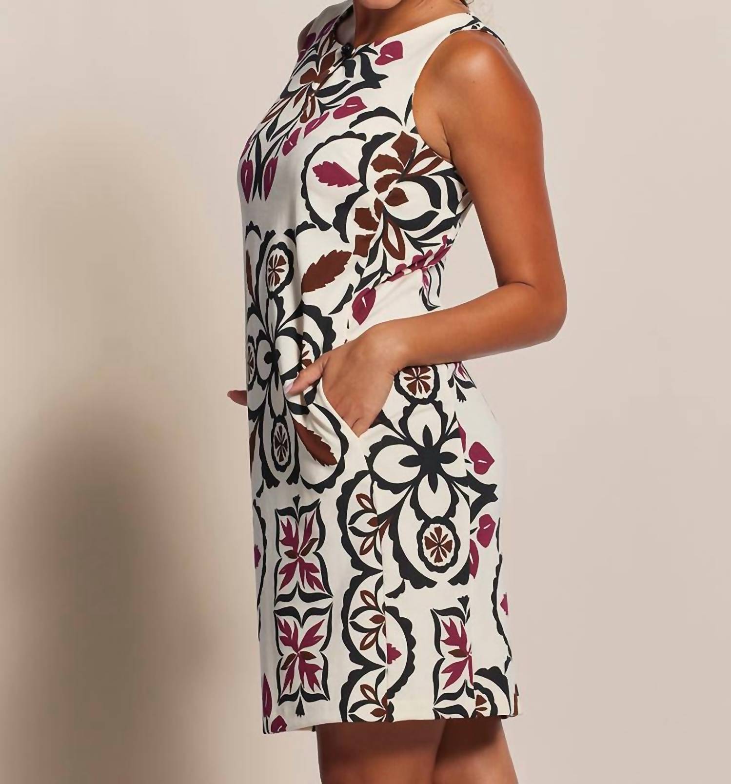 Tori Richard - Quilted Palm Dawna Dress