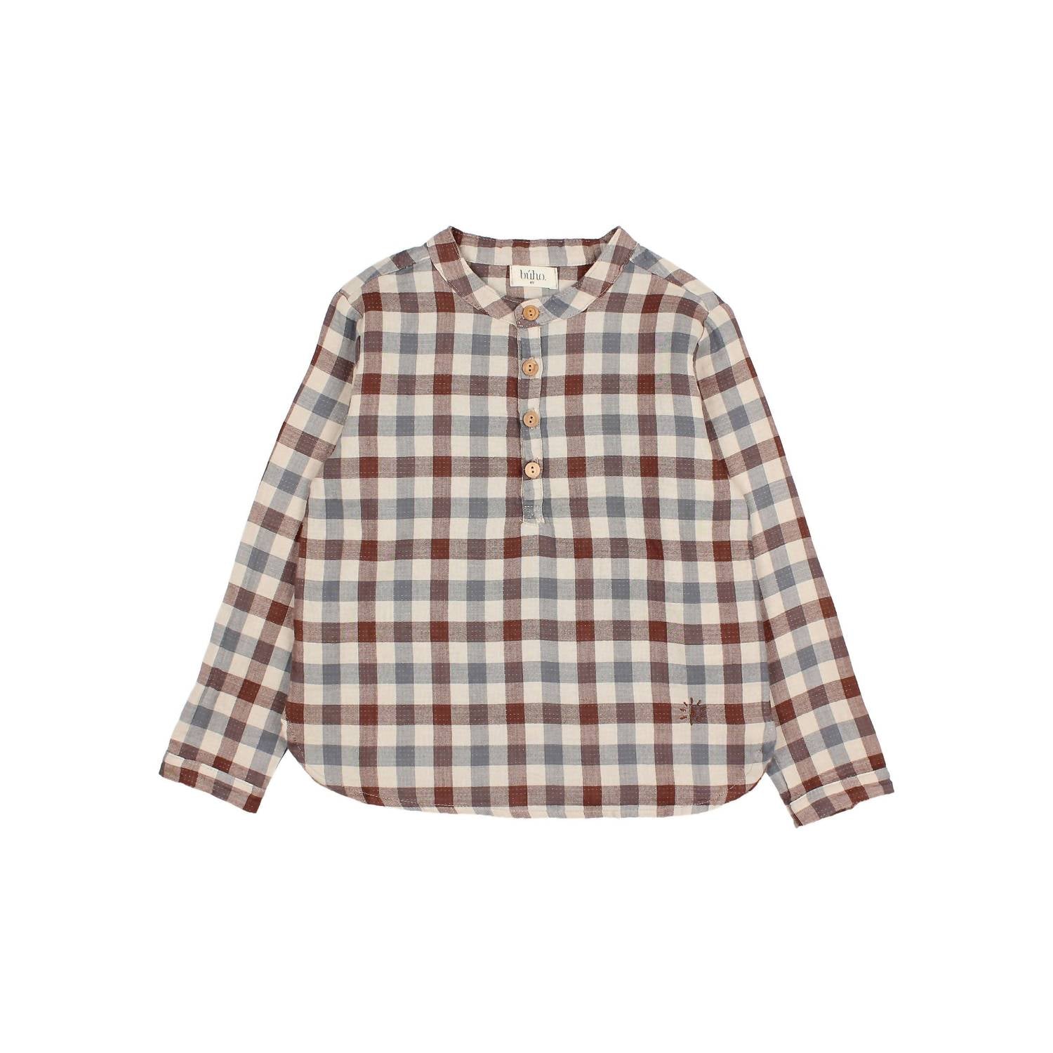 Búho - Boy's Rafael Toddler Check Shirt Top