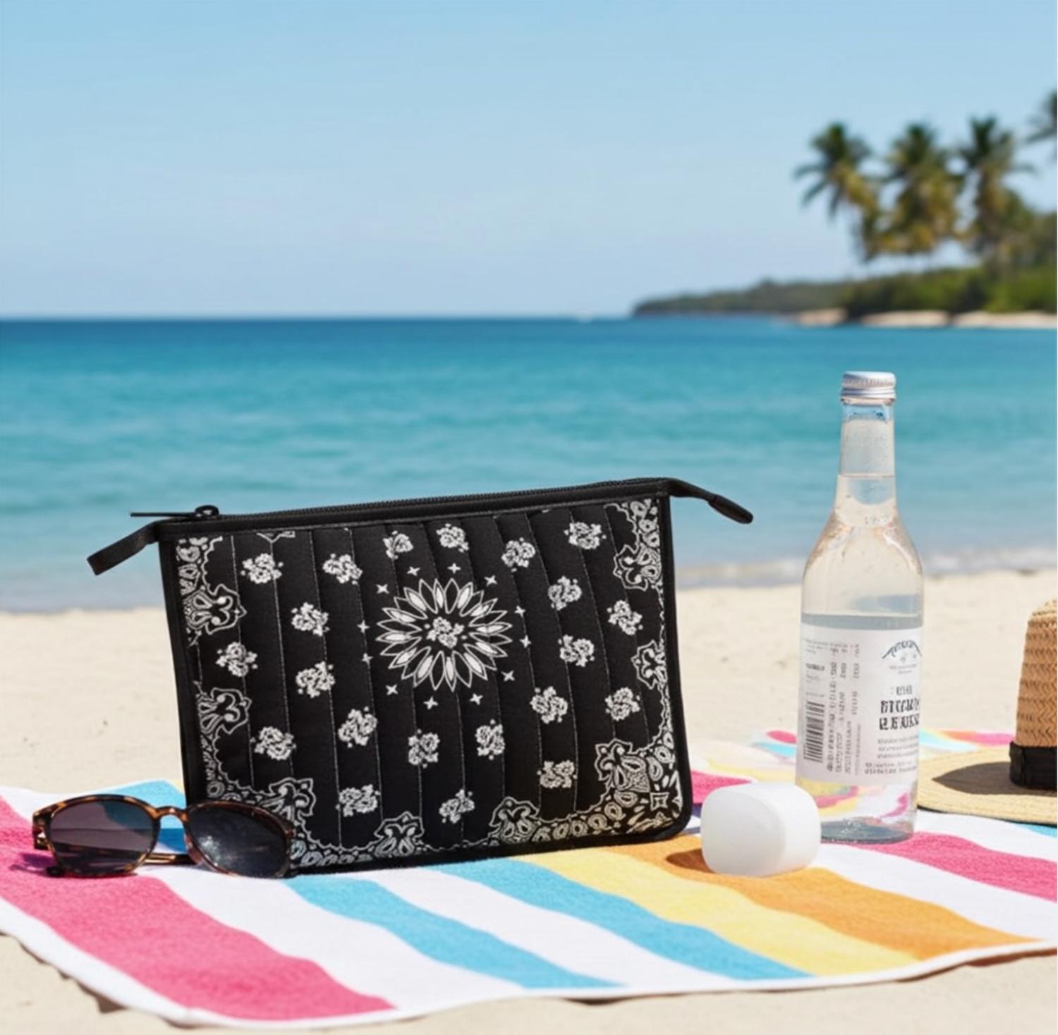 Haute Shore - Women's Quilted Bandana Pouch Bag