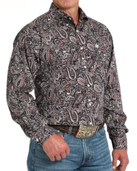 Cinch - Paisley Print Classic Button Down Shirt