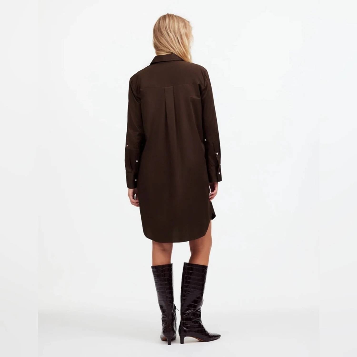 Madewell - Y-neck Relaxed Shirtdress