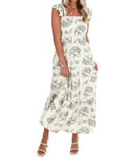 She + Sky - Come Along with Me Print Maxi Dress