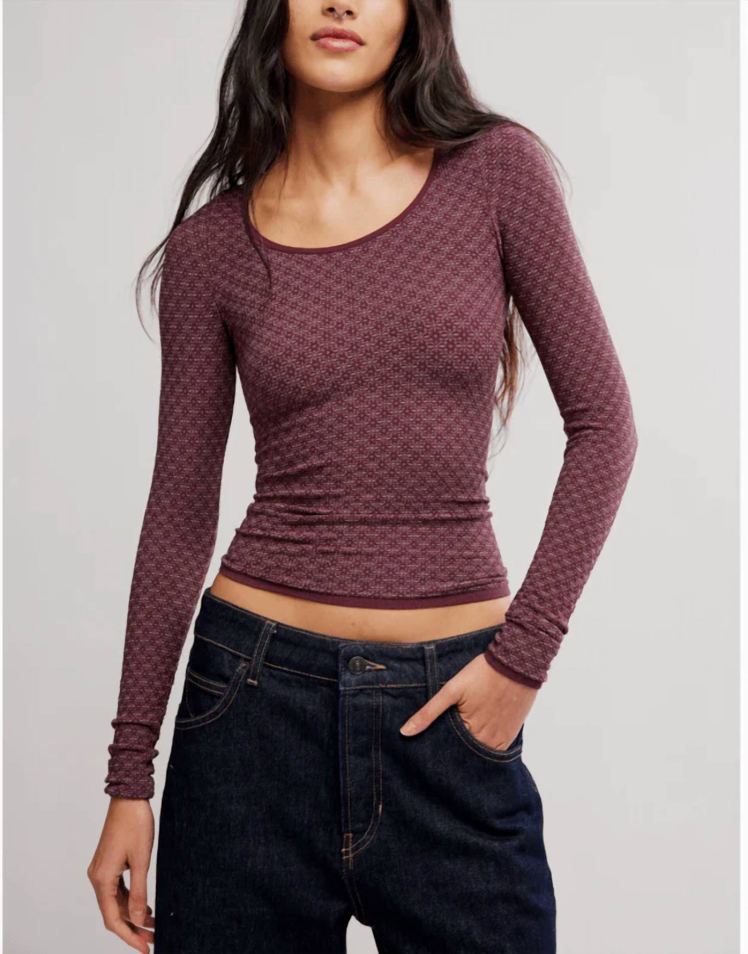 Free People - Love Letter Long Sleeve Top