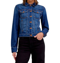 Hidden - No Collar Fashion Trucker Jacket