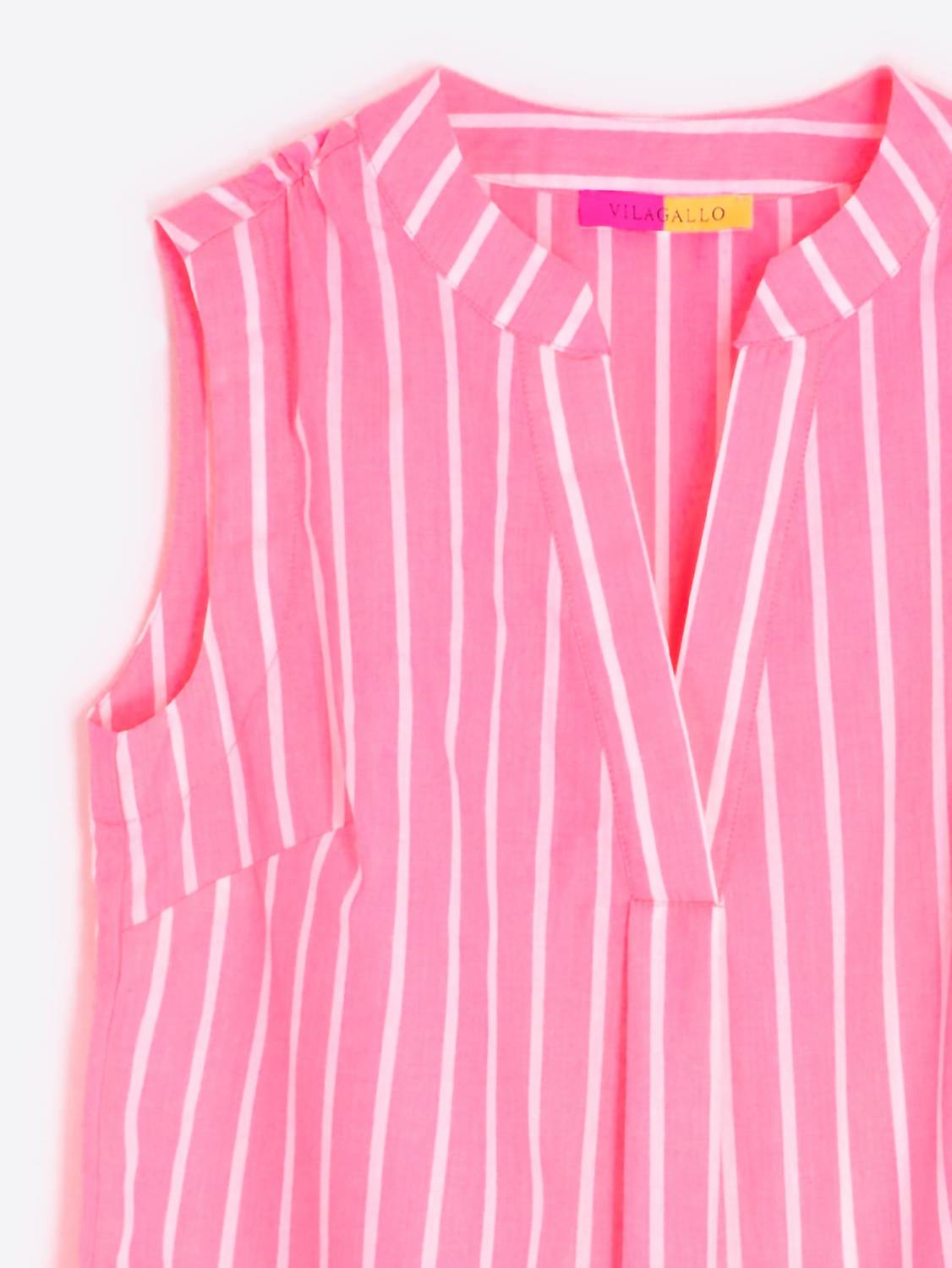 Vilagallo - Fiorella Rosa Sleeveless Top Pink