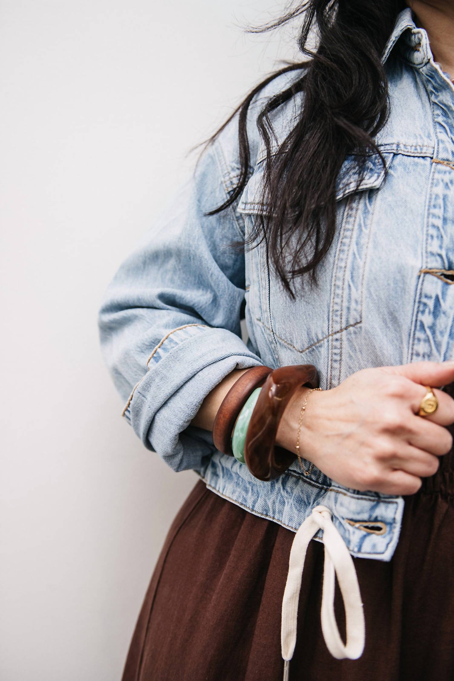 Blanknyc - DRAWSTRING HEM DENIM JACKET