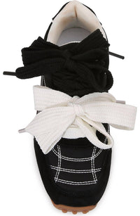 Berness - Women's Double Ribbon Lace Up Sneaker Shoe