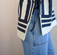Frnch - Moss Street Stripe Side Tie Top