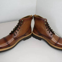 Florsheim Men's Shoe Co Whitmore Cap Toe Ankle Dress Boots in brown - men's boots - alternate view