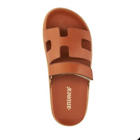 Andrea Women's Casual Flat Sandal in honey - women's sandal - view 4