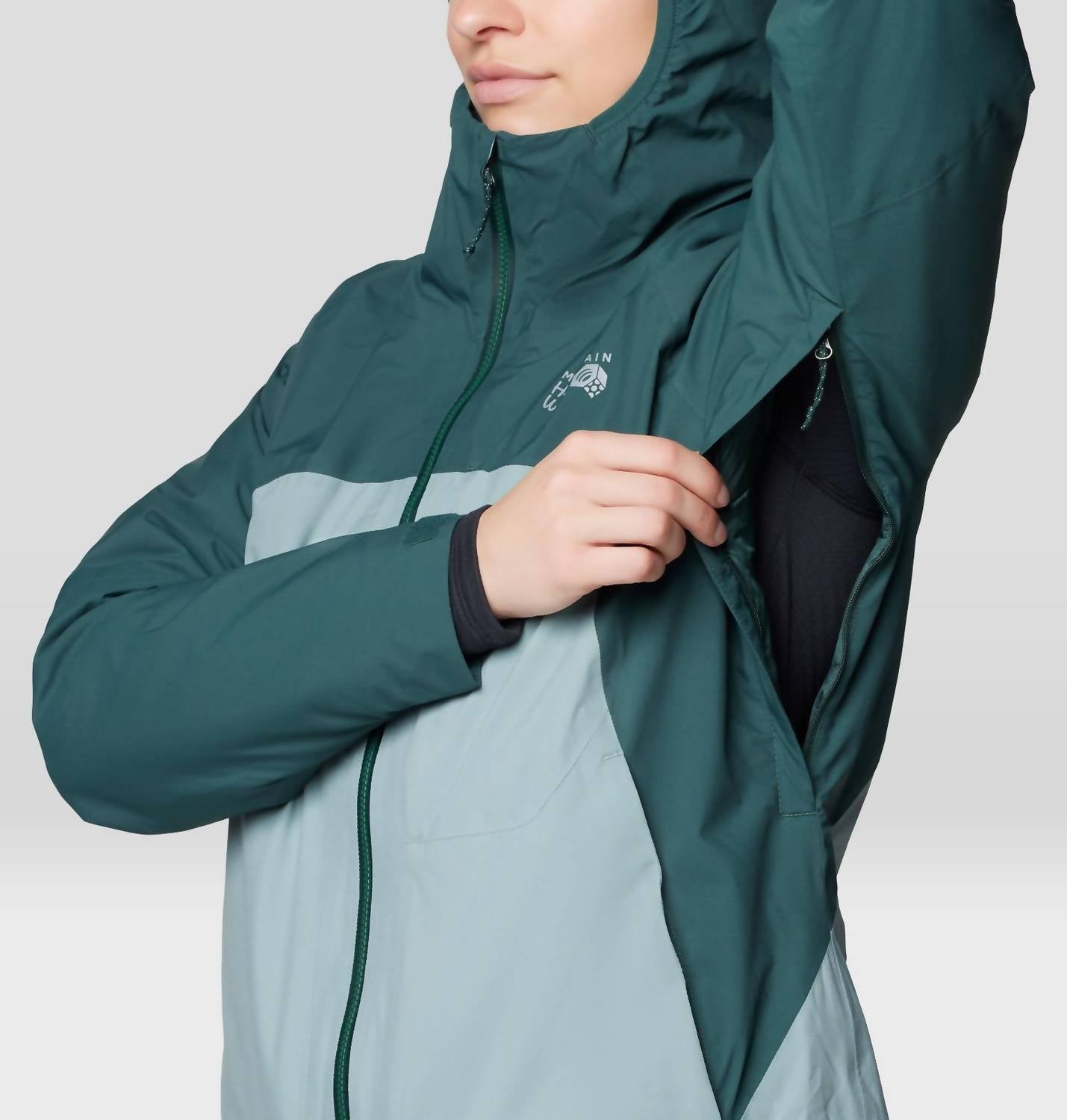 Mountain Hardwear Stretch Ozonic Insulated Jacket in blue sage verve - women's jacket - view 7