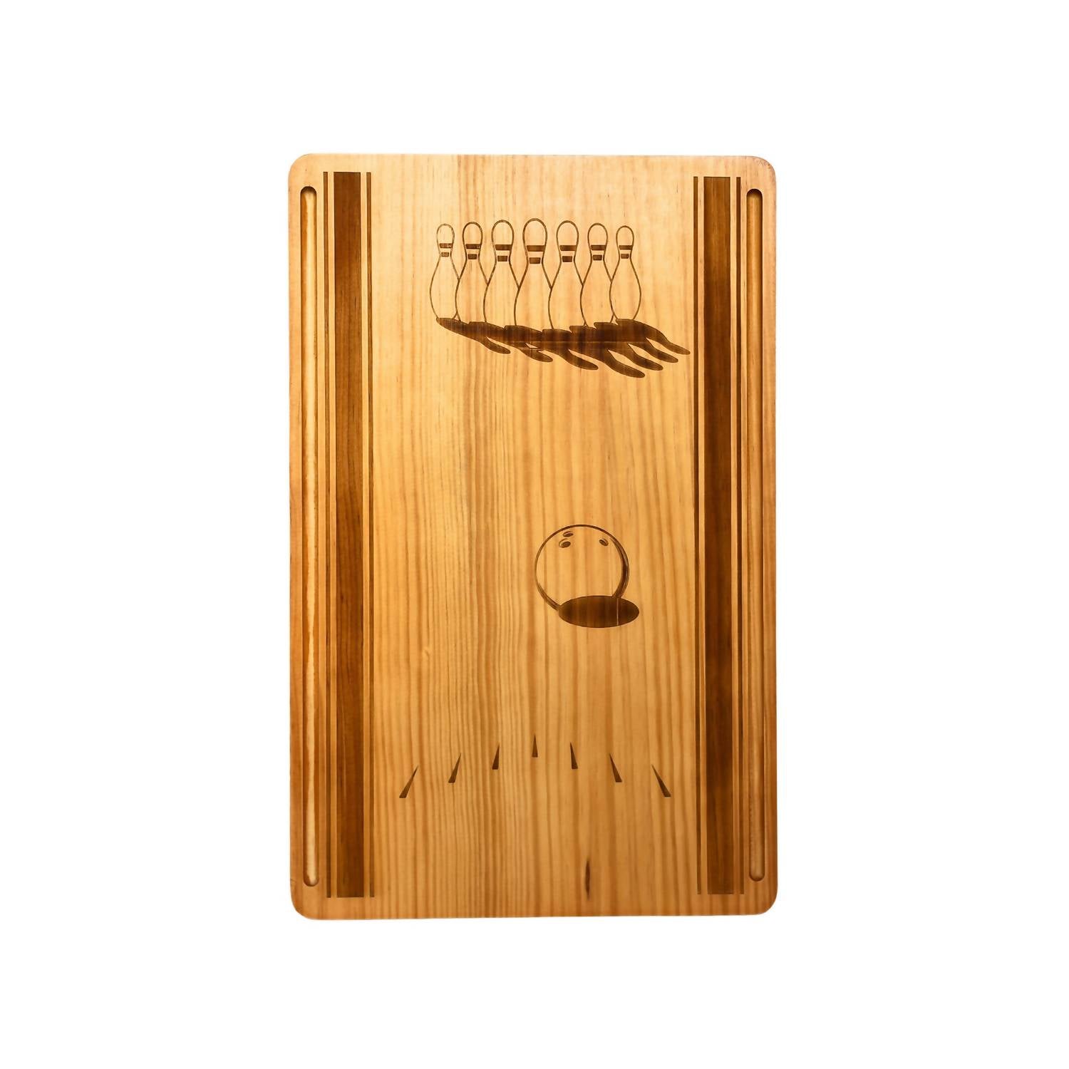 Creative Gifts International - Bowling Lane Wood Board