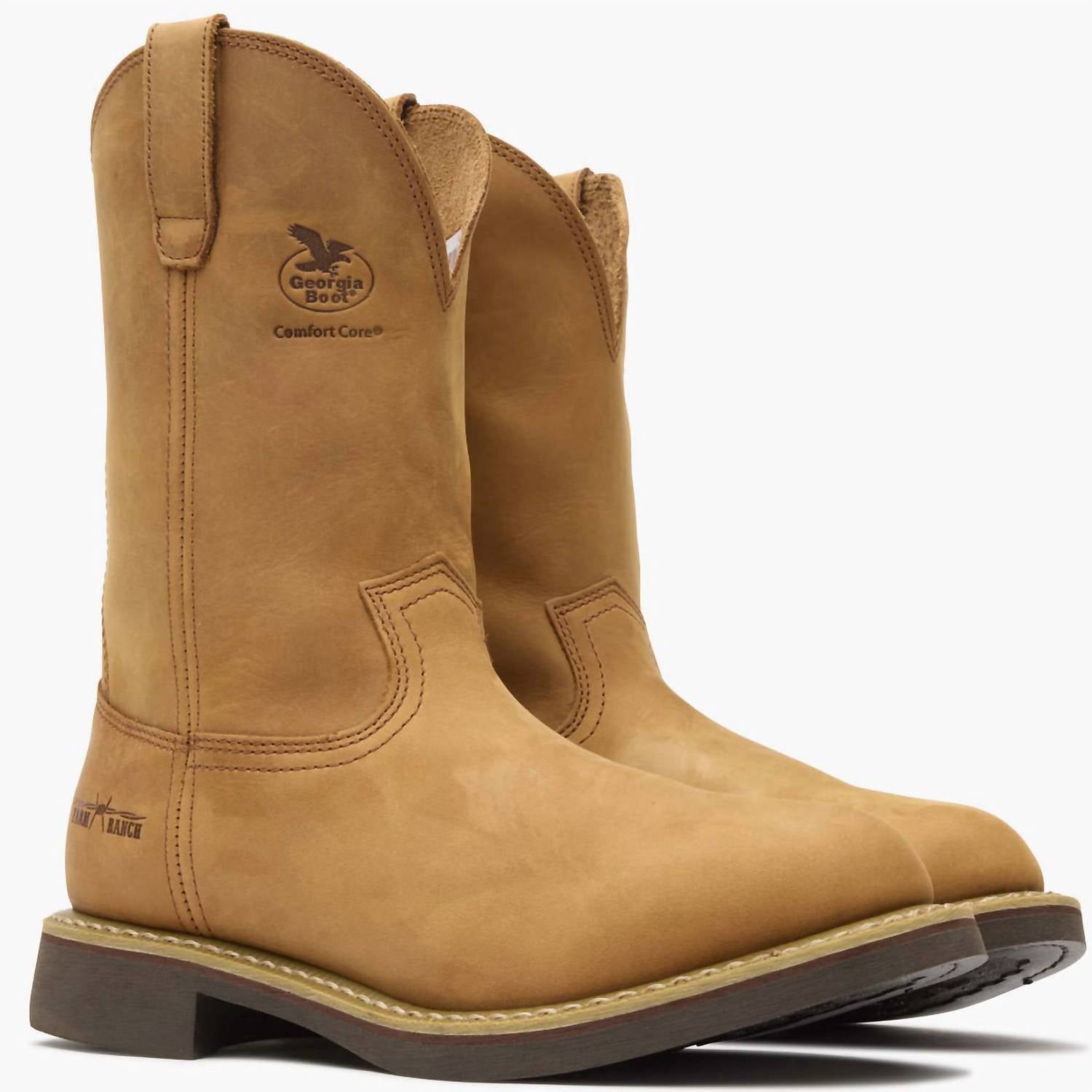 Georgia Boot - Men's Wellington Pull-on Work Boots