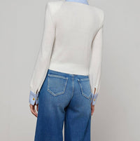 L'Agence - April Poplin Collar Pullover
