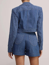 Sabina Musayev - Gray Bermuda Shorts