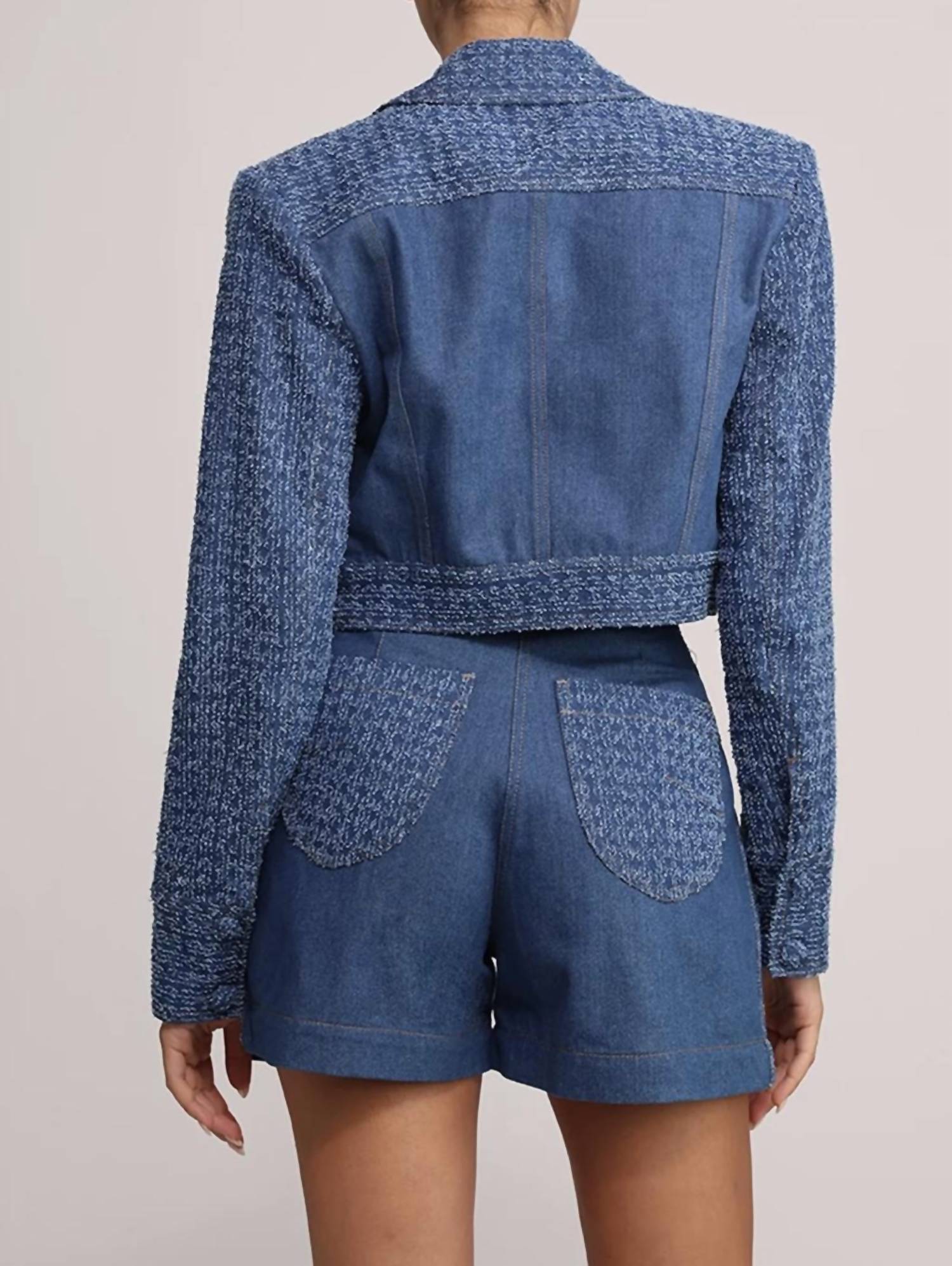 Sabina Musayev - Gray Bermuda Shorts