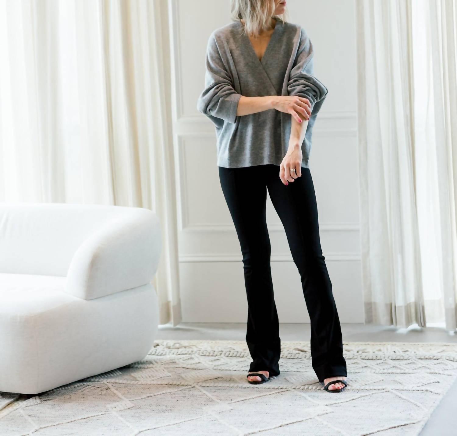The Garment Chloe Long Pants in black - women's pants