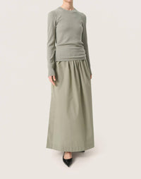 Soaked In Luxury - Spina Slim Fit Crew Neck Pullover Sweater
