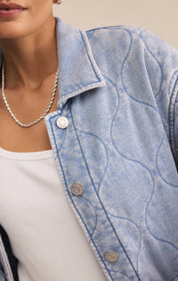Z Supply - Boulder Knit Denim Jacket